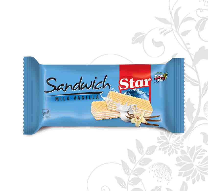 Sandwich Gaufrette Star