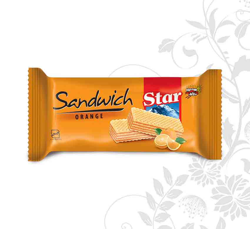Sandwich Gaufrette Star